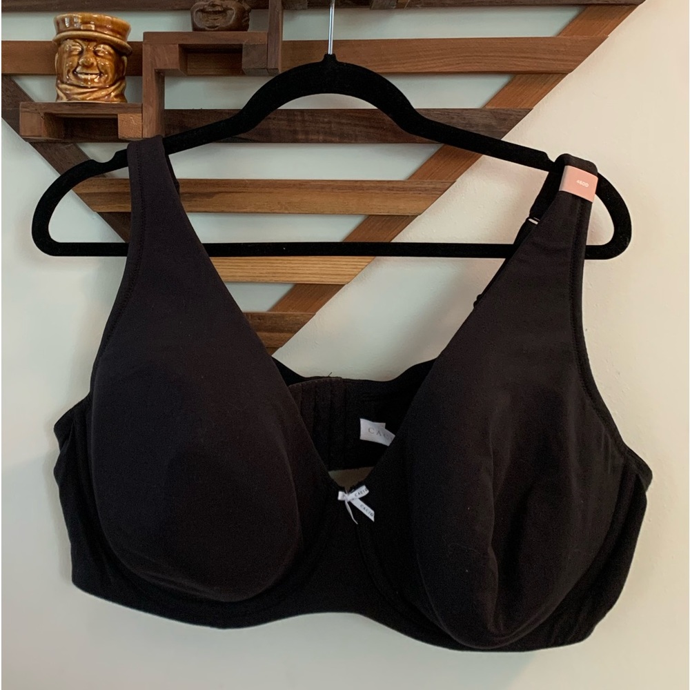 (2) Cacique Lightly-Lined Full Coverage Cotton Bras, 92% cotton + 8% spandex